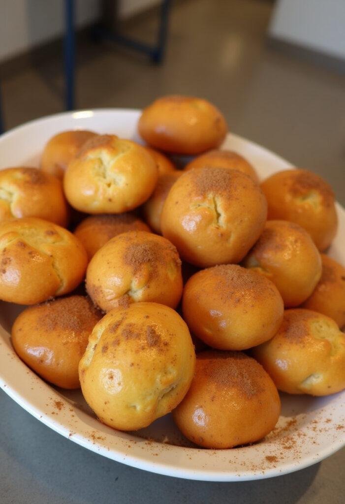 Delicious Bolinhos de farelo de aveia e melado ready for enjoyment.