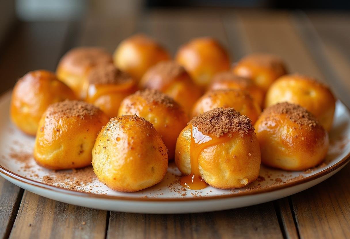Delicious Bolinhos de farelo de aveia e melado ready for enjoyment.