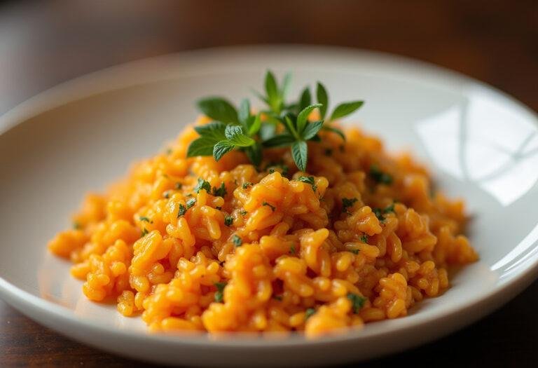 Delicious arroz de ervilhas served in a dish, perfect for any meal or gathering.