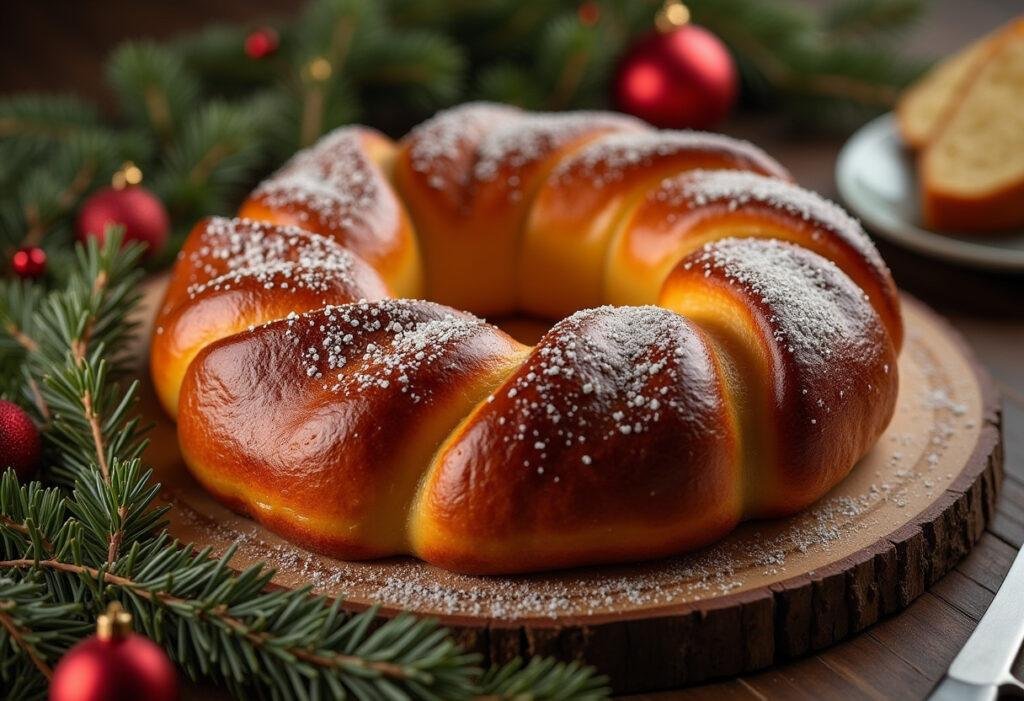 Bolo Rainha pronto para servir, uma deliciosa opção de sobremesa.