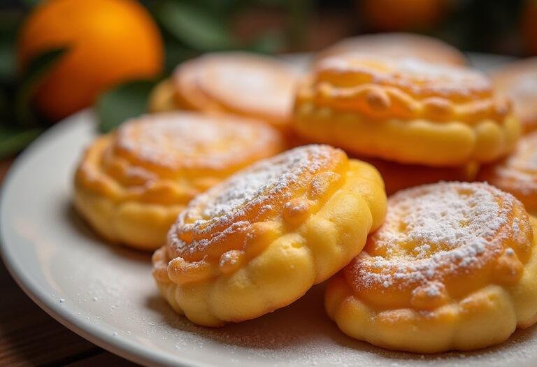 Finished queijadas de laranja dessert, golden and sweet for any occasion.