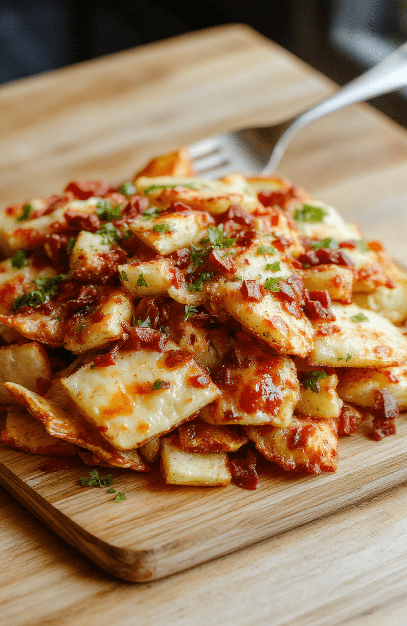 Colorful apple slices drizzled with caramel and peanut butter, topped with granola and mini chocolate chips, arranged on a white plate with a vibrant blue background, textured wooden surface, fresh and inviting presentation, styled casually with natural light highlighting the textures