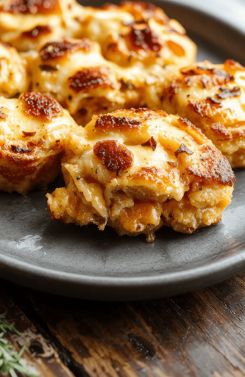 A warm, golden-brown bread pudding served in a rustic white bowl, topped with a dusting of powdered sugar and a drizzle of caramel sauce, surrounded by fresh berries. The dish is plated simply on a wooden table with a cozy, inviting atmosphere, highlighting the soft texture of the pudding and the rich caramel glaze.